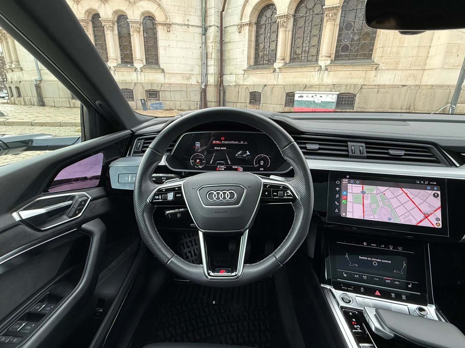Audi E-Tron 55* S-Line* Quattro* Sportback* Head-Up*  | Mobile.bg   6