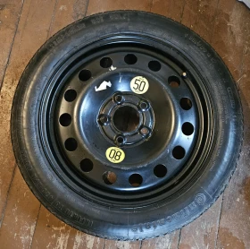 Гуми с джанти Continental 125/80R17, снимка 1 - Гуми и джанти - 48424267