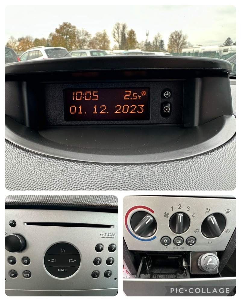 Opel Meriva Бензин 101кс. Климатик!!! К-т Зимни гуми, снимка 15 - Автомобили и джипове - 41392486