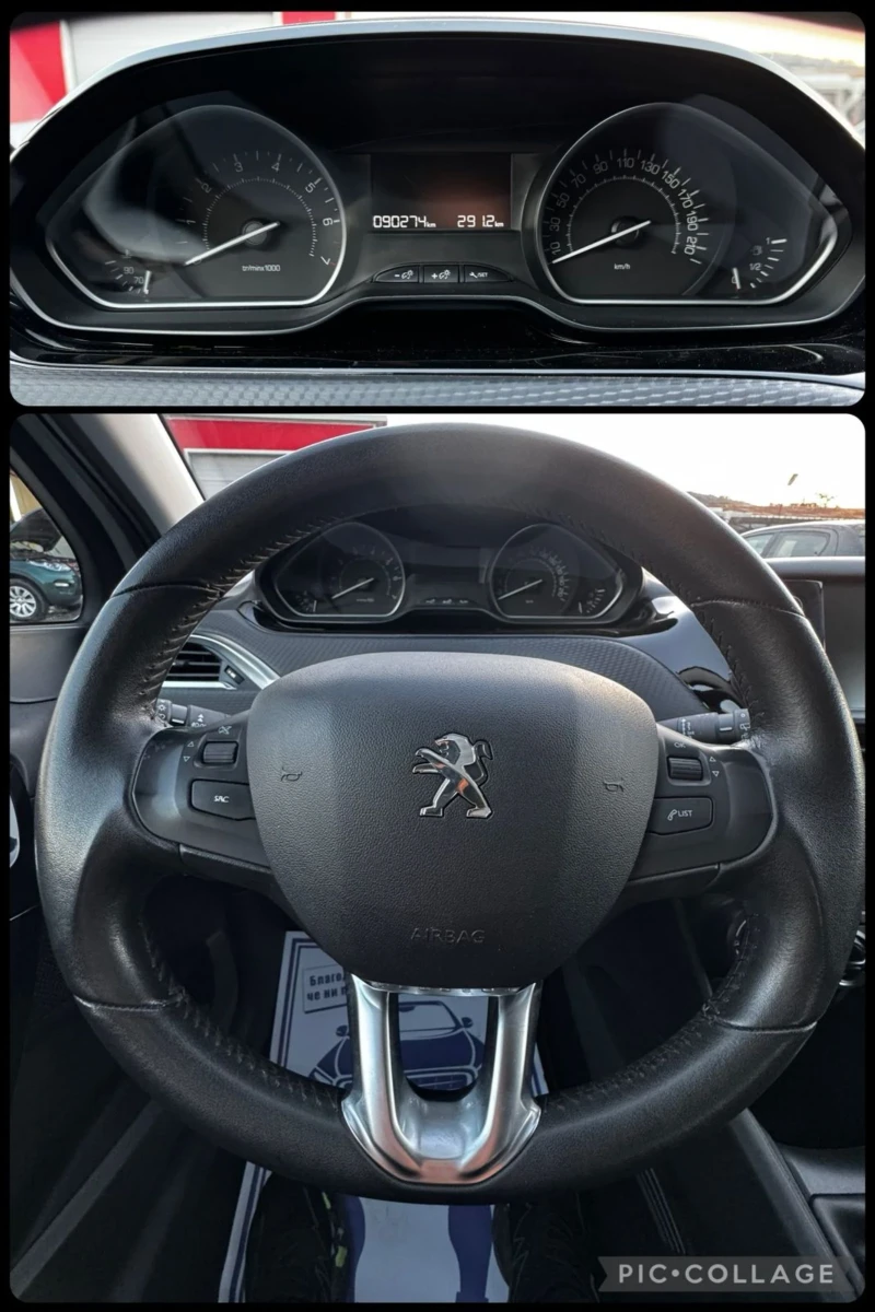 Peugeot 208 1.2i, EURO 6, FACELIFT, 90000 km , снимка 12 - Автомобили и джипове - 52450349