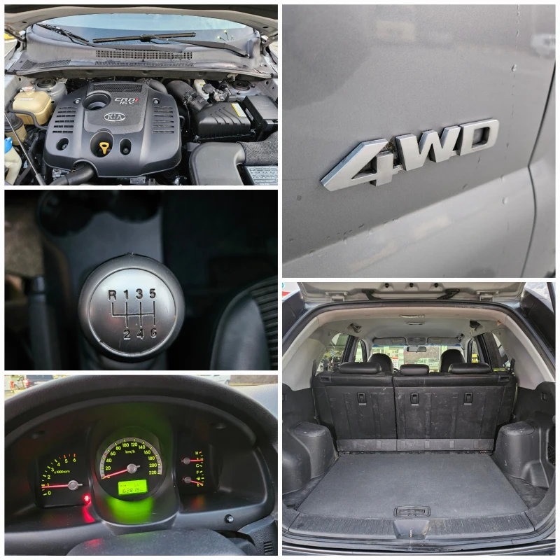 Kia Sportage 2.0 CRDI 4X4/KOJA/6skorosti, снимка 15 - Автомобили и джипове - 48502361