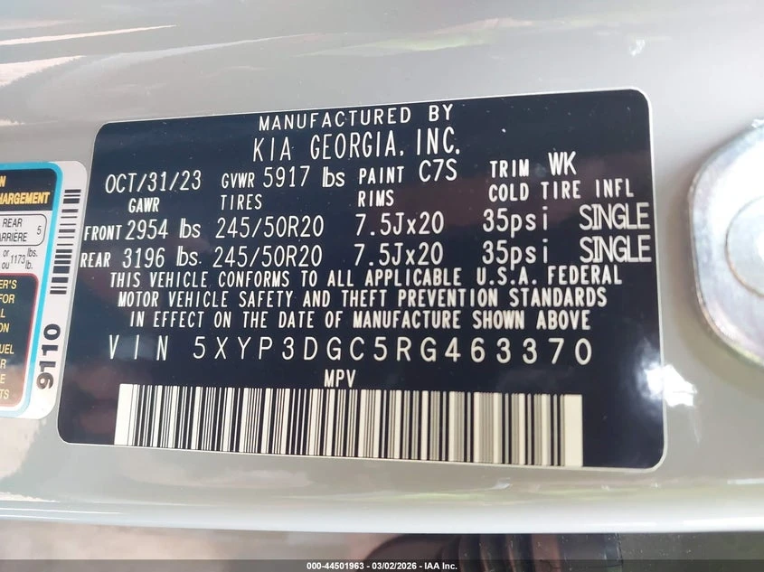 Kia Telluride 3.8l Ex X-Line, снимка 9 - Автомобили и джипове - 54153922