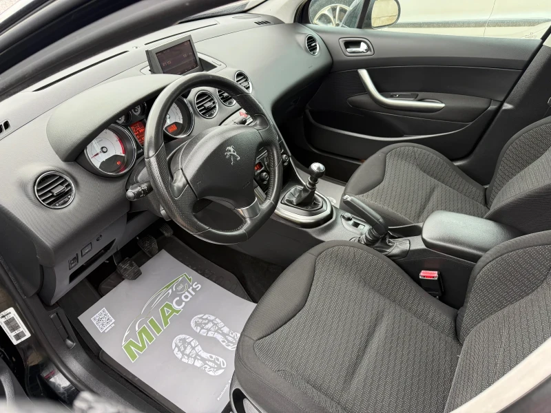 Peugeot 308 1.6HDI* 115* EURO5* ПАНОРАМА* НАВИГАЦИЯ, снимка 7 - Автомобили и джипове - 53362943
