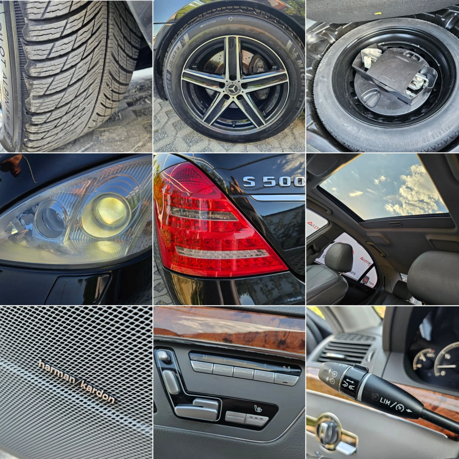 Mercedes-Benz S 500 5.5i-388= DISTRONIC= = H&K=  | Mobile.bg   17