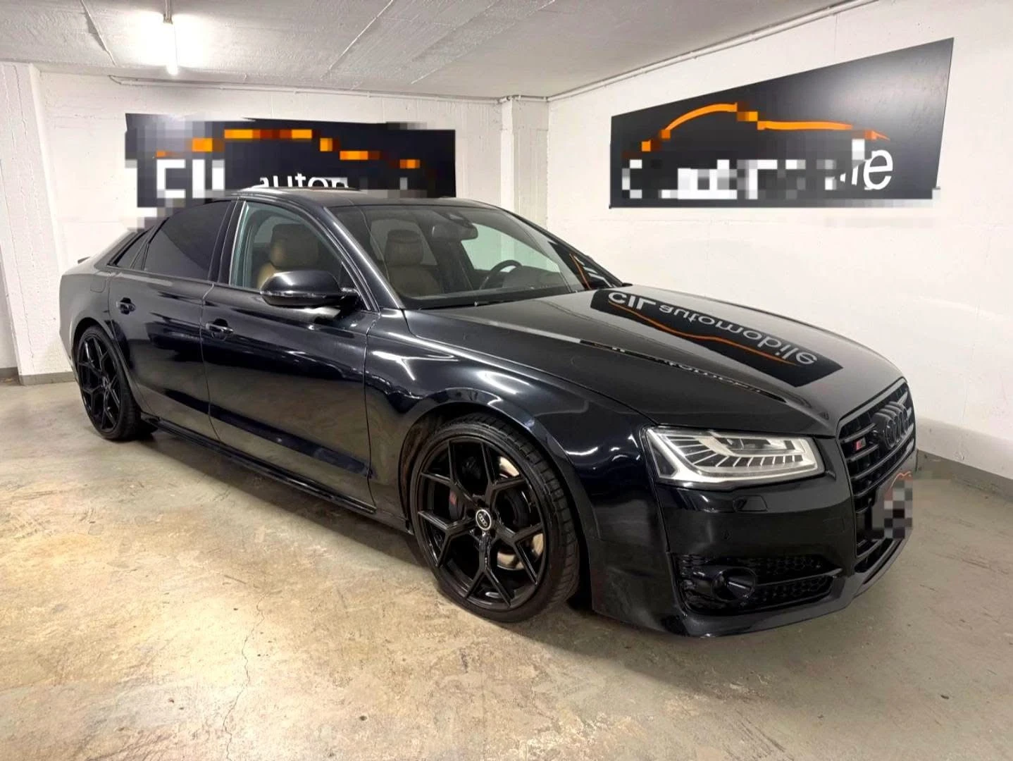Audi S8 4.0 V8 BLACK EDITION MATRIX B&O HUD ЛИЗИНГ 100%, снимка 4 - Автомобили и джипове - 54097056