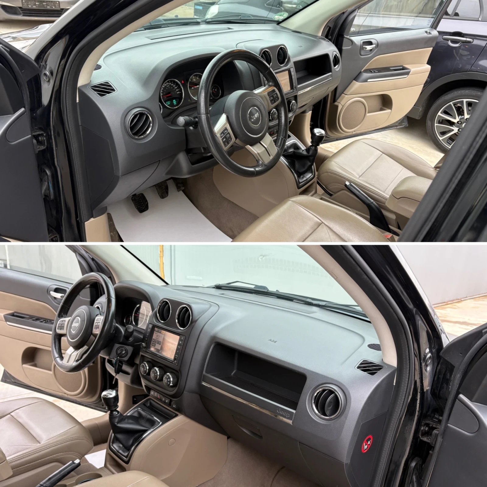 Jeep Compass 2.0 CRDi 4x4* 163кс* FACE* Кожа* Нави* Подгрев* EU - изображение 9