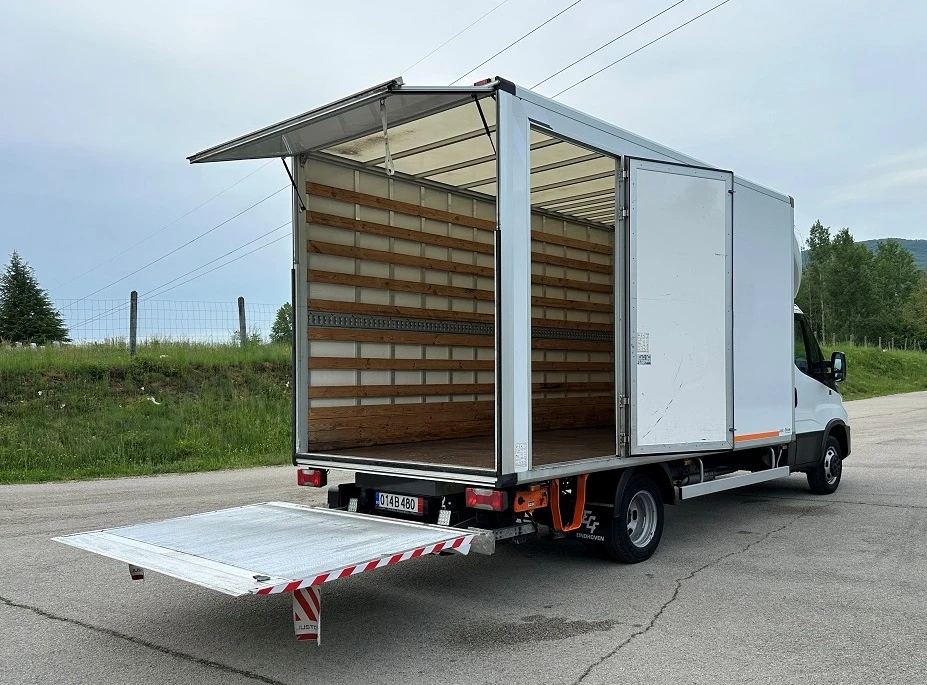Iveco 35c18 HI-MATIC* БОРД 1000кг* 4.45м* ВЪЗ.ВЪЗГЛАВНИЦИ* LED - изображение 7
