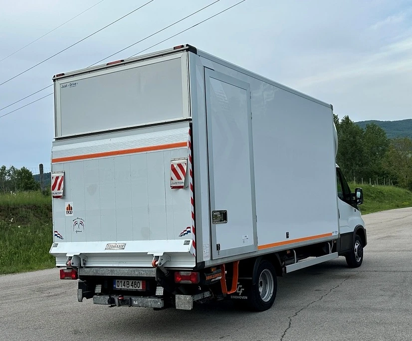 Iveco 35c18 HI-MATIC* БОРД 1000кг* 4.45м* ВЪЗ.ВЪЗГЛАВНИЦИ* LED - изображение 6