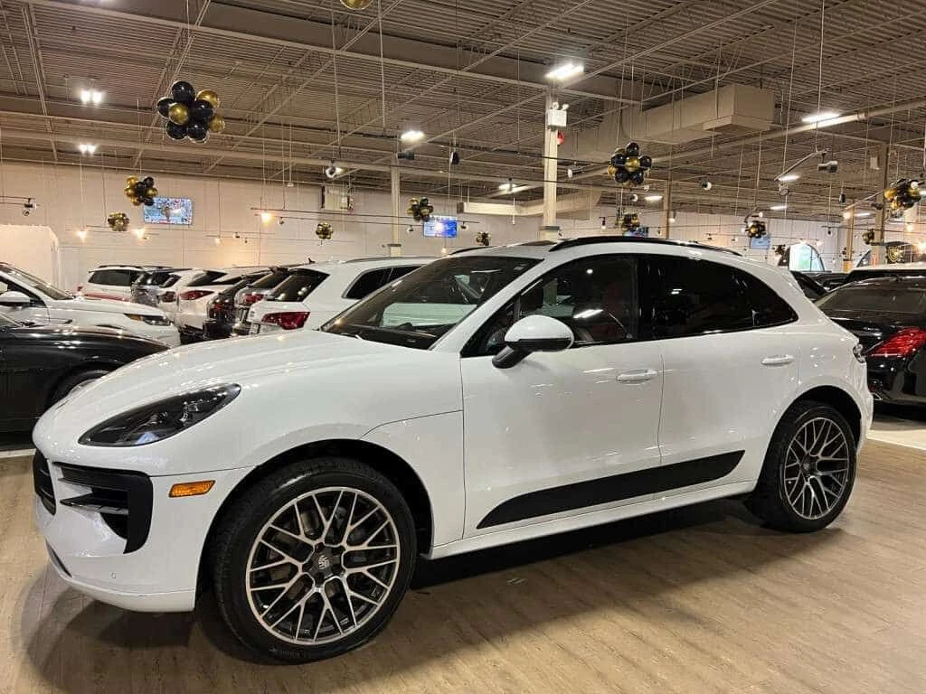 Porsche Macan * S Red Leather Suede Roof Bose Navigation 360D Pa, снимка 2 - Автомобили и джипове - 55071970