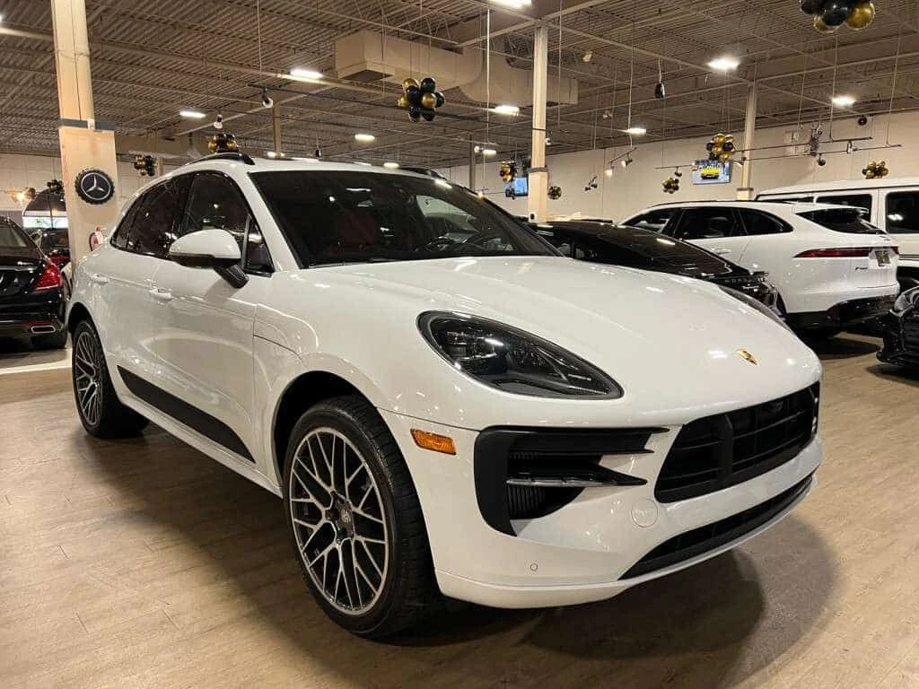 Porsche Macan * S Red Leather Suede Roof Bose Navigation 360D Pa, снимка 7 - Автомобили и джипове - 55071970