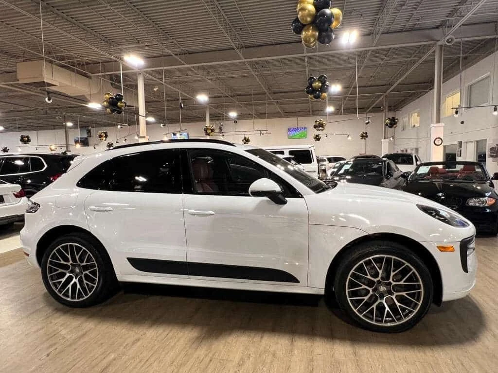 Porsche Macan * S Red Leather Suede Roof Bose Navigation 360D Pa, снимка 6 - Автомобили и джипове - 55071970