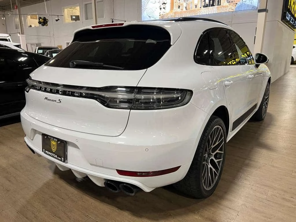 Porsche Macan * S Red Leather Suede Roof Bose Navigation 360D Pa, снимка 5 - Автомобили и джипове - 55071970