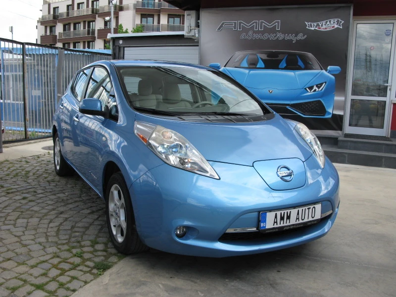 Nissan Leaf  SL-FULL-ПОДГРЕВ ВОЛАН И СЕДАЛКИ, снимка 1 - Автомобили и джипове - 43360450