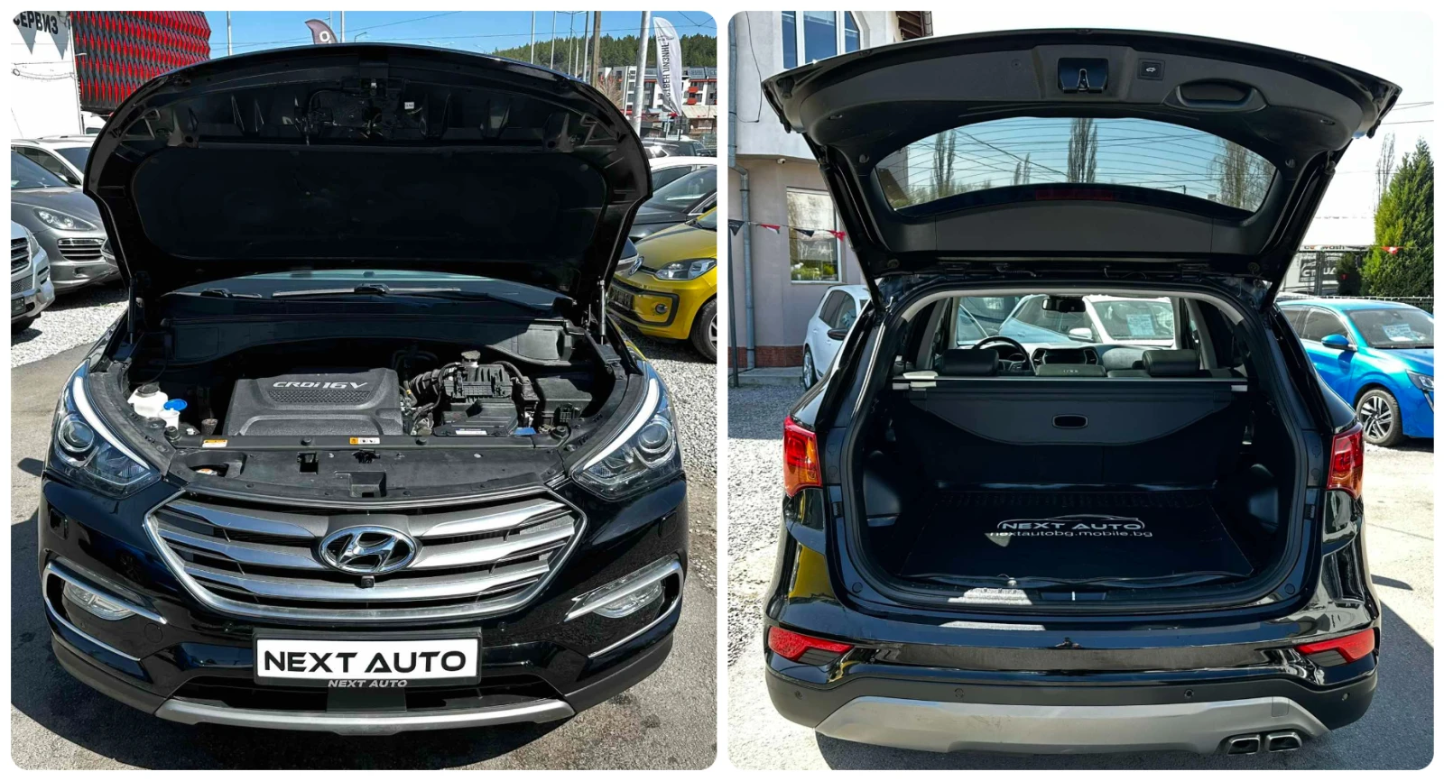 Hyundai Santa fe 2.2CRDI 200HP 4WD PANO 360'CAM ОБДУХВАНЕ FULL, снимка 15 - Автомобили и джипове - 54226414