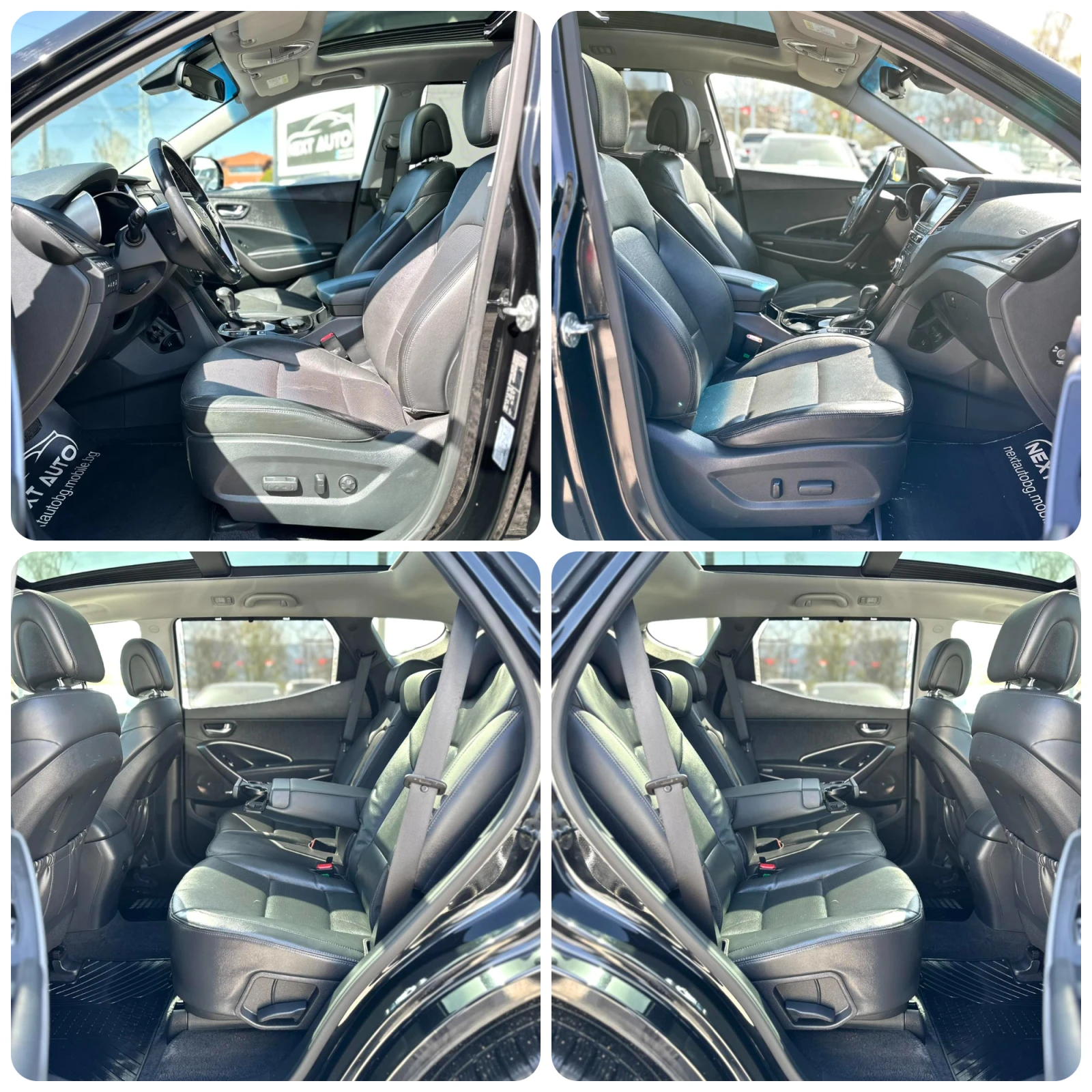 Hyundai Santa fe 2.2CRDI 200HP 4WD PANO 360'CAM ОБДУХВАНЕ FULL, снимка 10 - Автомобили и джипове - 54226414