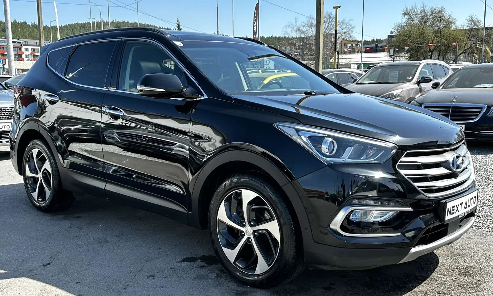 Hyundai Santa fe 2.2CRDI 200HP 4WD PANO 360'CAM ОБДУХВАНЕ FULL, снимка 3 - Автомобили и джипове - 54226414