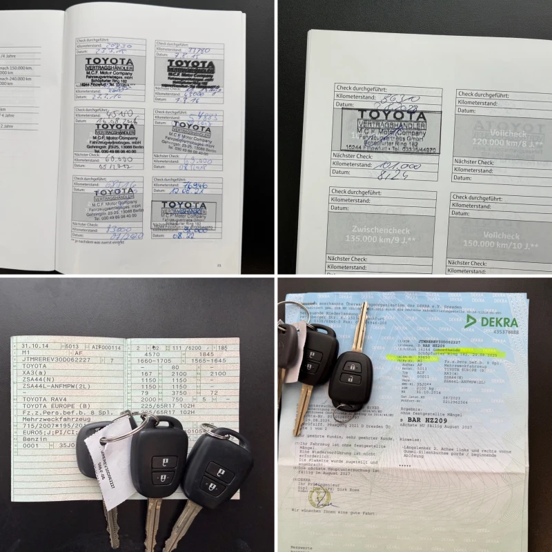 Toyota Rav4 2.0i* 4x4* СЕРВИЗНА КНИЖКА С ПЪЛНА ИСТОРИЯ В ТОЙОТ, снимка 17 - Автомобили и джипове - 53283485