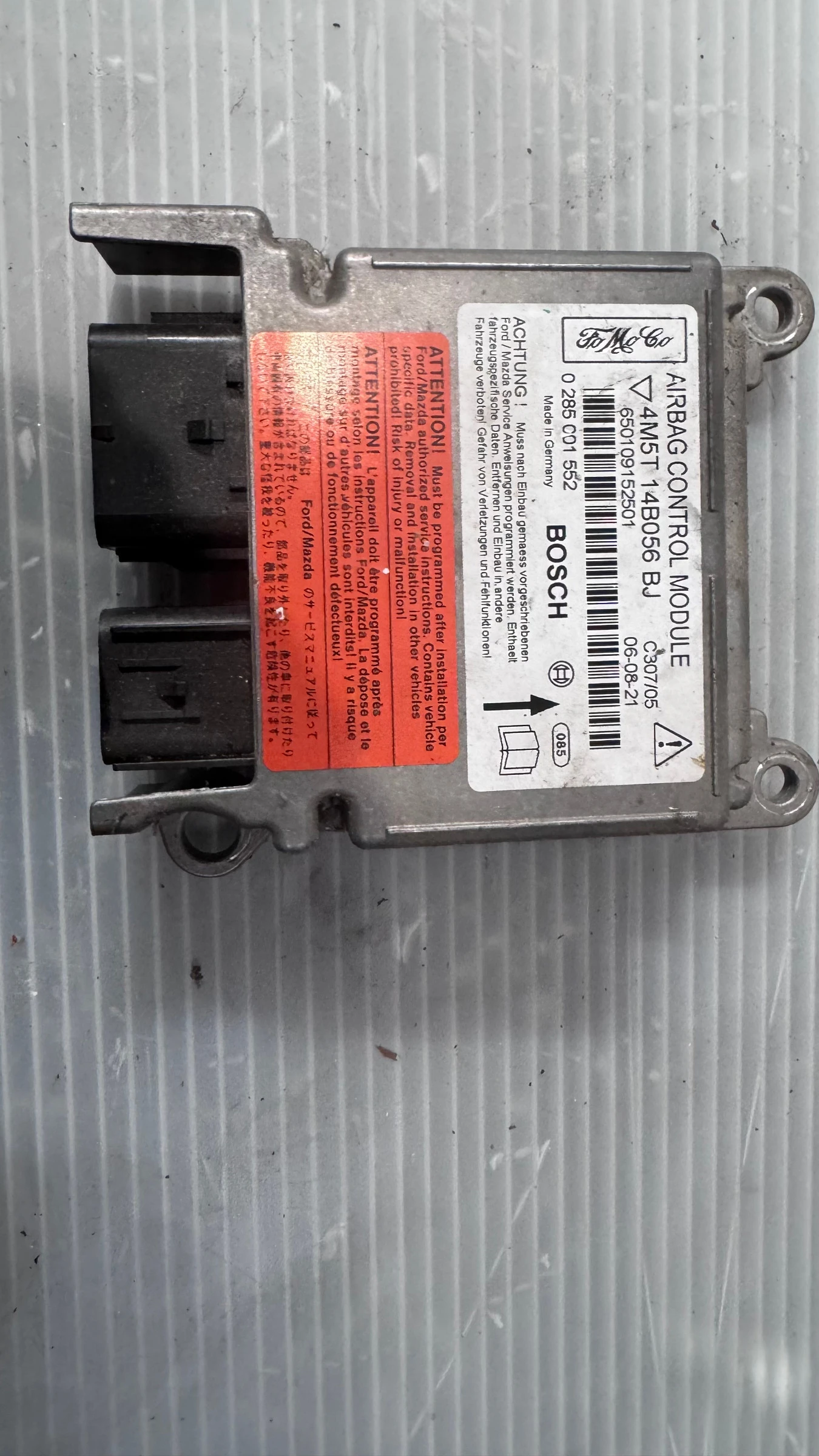 Airbag  /  /  a Ford Focus - 4M5T14B056 / 0285001552 | Mobile.bg   2