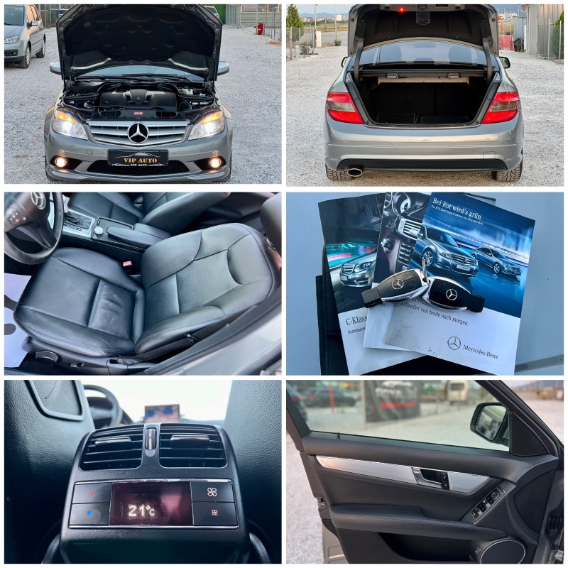 Mercedes-Benz C 220 AMG PACKET AVTOMAT PANO DVD FULL, снимка 16 - Автомобили и джипове - 46435869