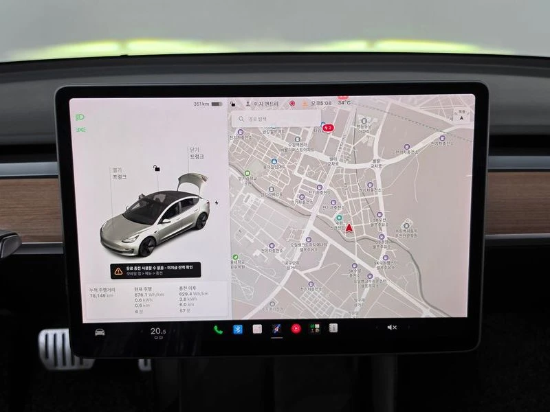 Tesla Model 3 Long Range AWD| 441к.с., снимка 14 - Автомобили и джипове - 56007978