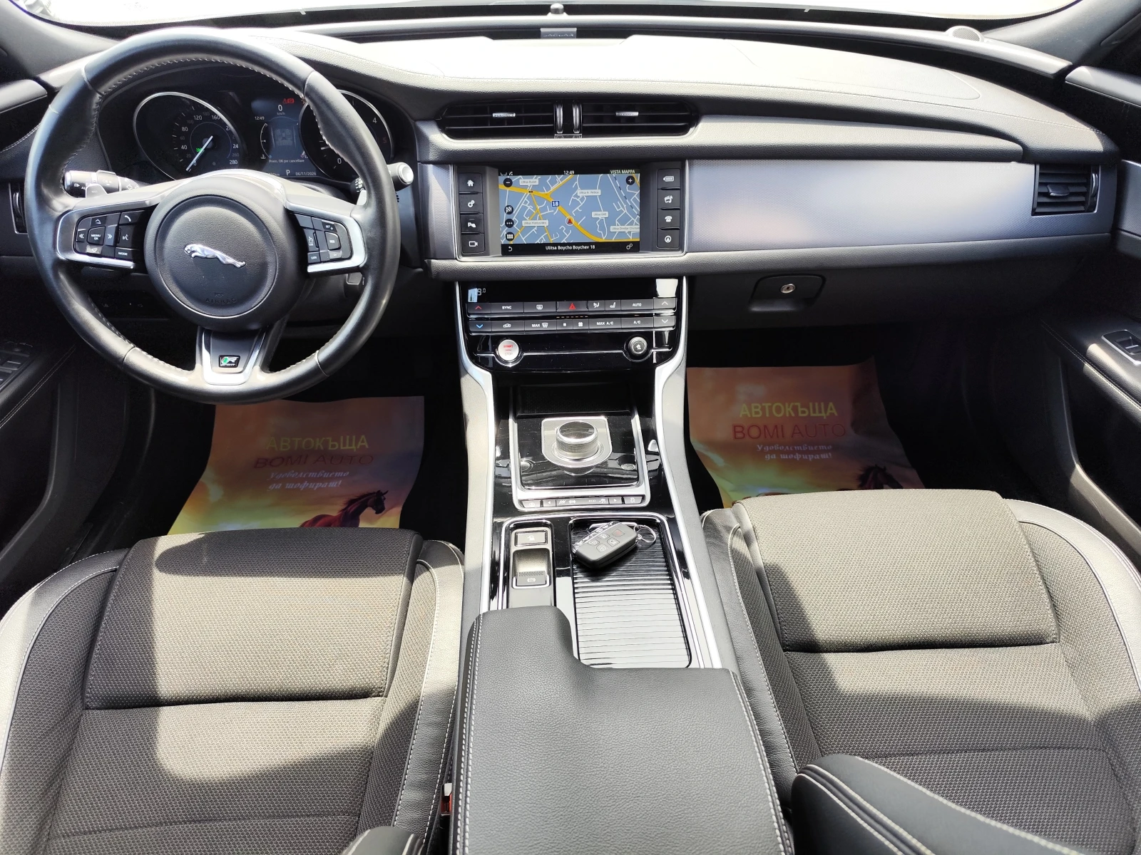 Jaguar Xf 2.0D* R-SPORT* 4X4* ABTOMATИК* EURO6B* LED* , снимка 12 - Автомобили и джипове - 54867230