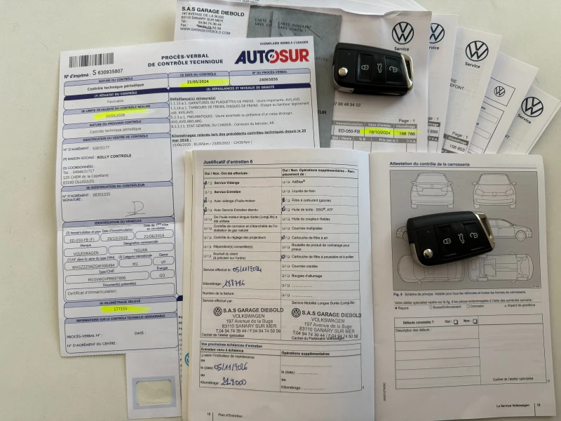 VW Tiguan 2.0TDI* 4х4* СЕРВИЗНА КНИЖКА С ПЪЛНА ИСТОРИЯ В VW, снимка 14 - Автомобили и джипове - 48883423