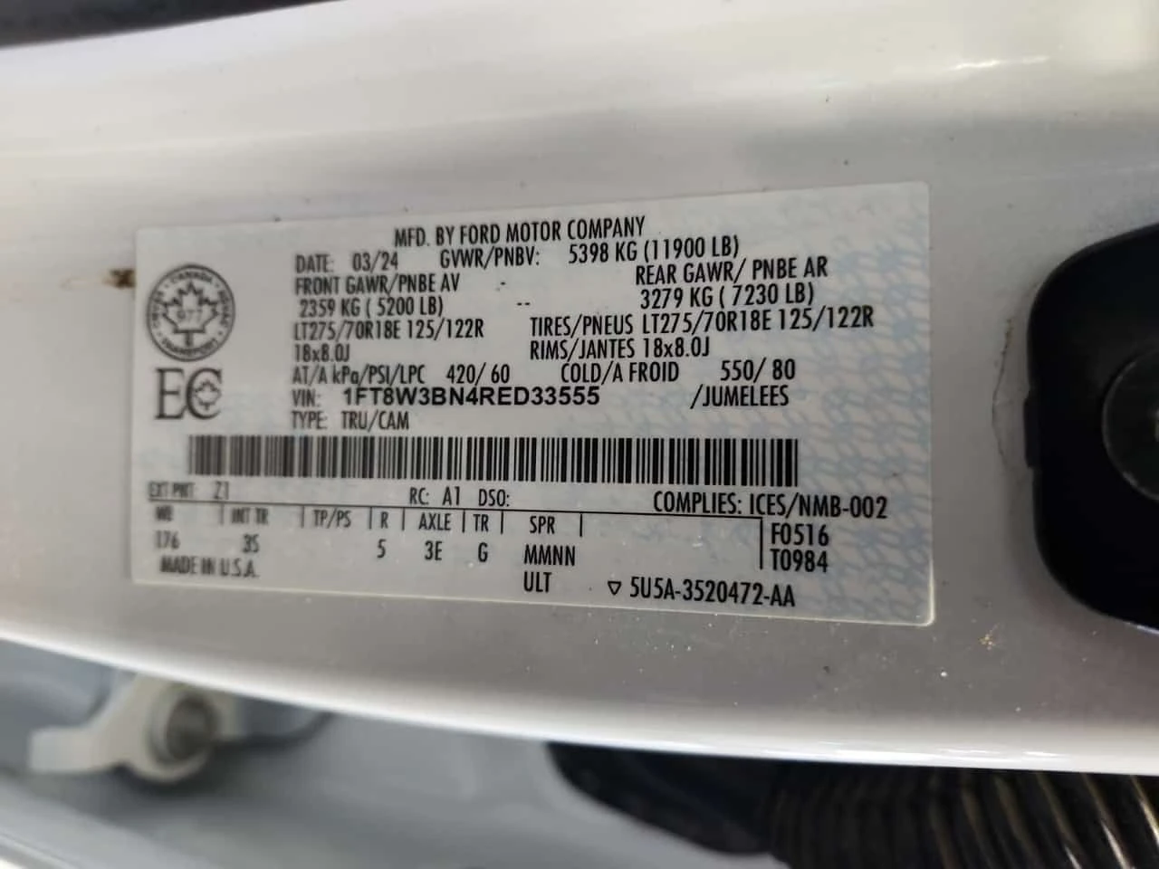 Ford F350 SUPER DUTY SRW XLT| 2 КЛЮЧА, снимка 14 - Автомобили и джипове - 54109587