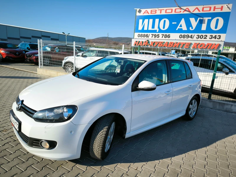 VW Golf 6-ТDi-105k.c.КЛИМАТРОНИК, ПАРК.АСИСТАНС, ЕВРО 5В, снимка 2 - Автомобили и джипове - 52912678