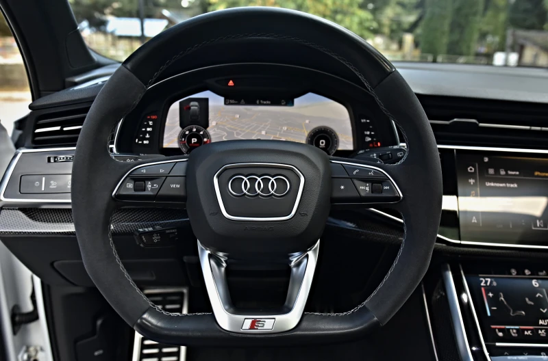 Audi SQ7 4.0V8T\LASER\Headup\Keyless\Panorama\360Cam\BOSE, снимка 11 - Автомобили и джипове - 52640914