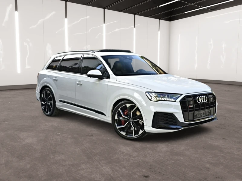 Audi SQ7 4.0V8T\LASER\Headup\Keyless\Panorama\360Cam\BOSE, снимка 3 - Автомобили и джипове - 52640914