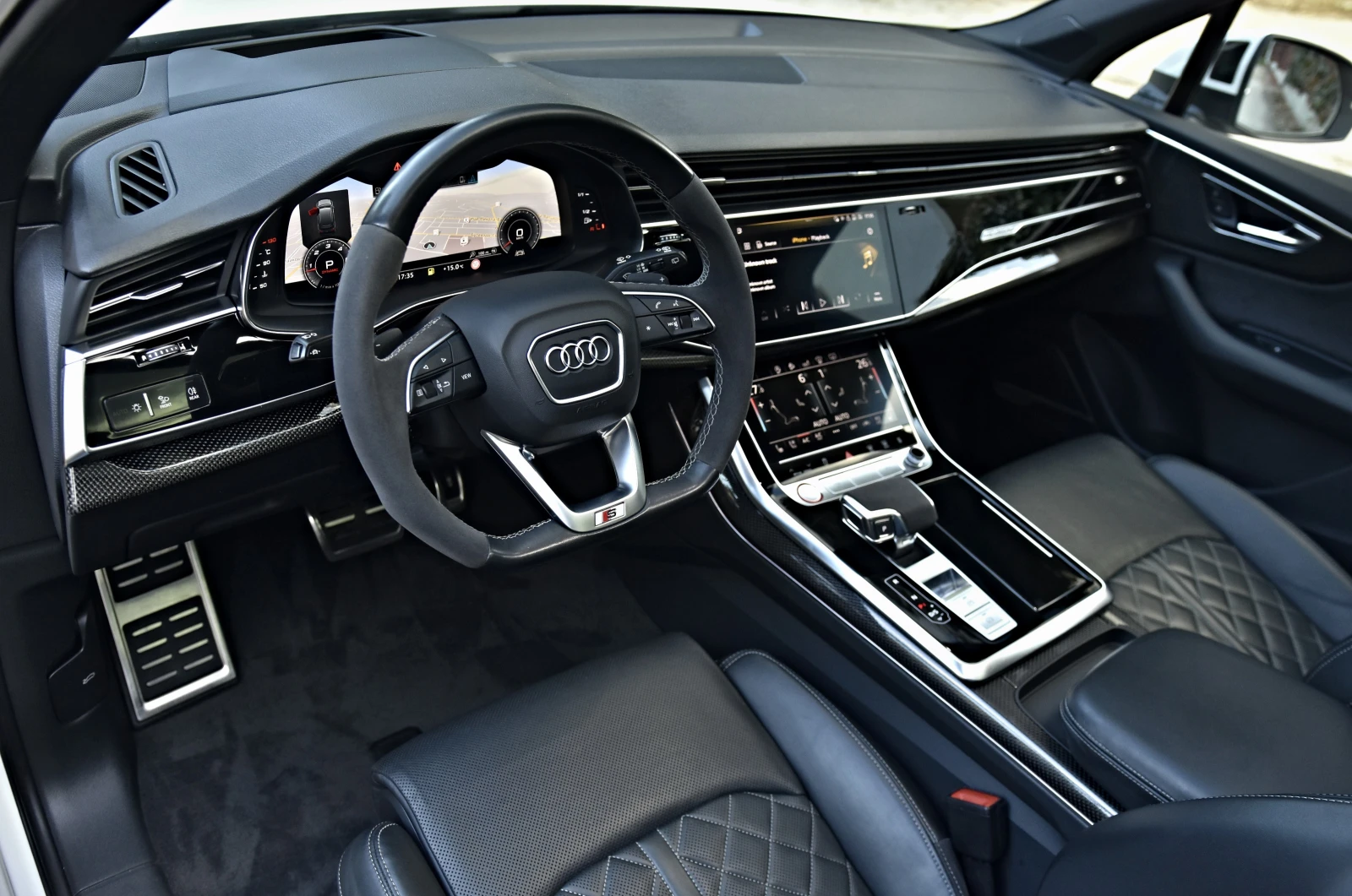 Audi SQ7 4.0V8T\LASER\Headup\Keyless\Panorama\360Cam\BOSE | Mobile.bg   9