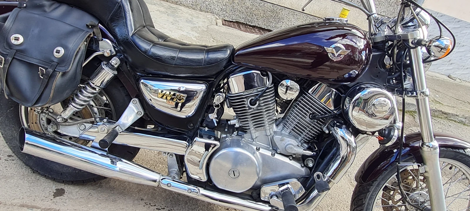 Kawasaki Vulcan Кавзаки VN1500 внос от Швейцария Платено Мито  - изображение 9