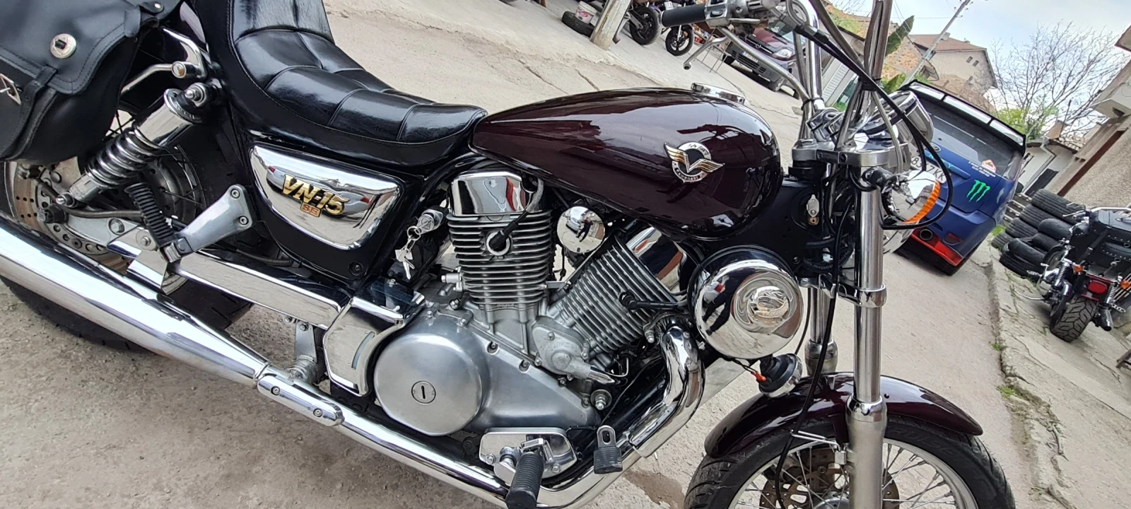Kawasaki Vulcan Кавзаки VN1500 внос от Швейцария Платено Мито  - изображение 3