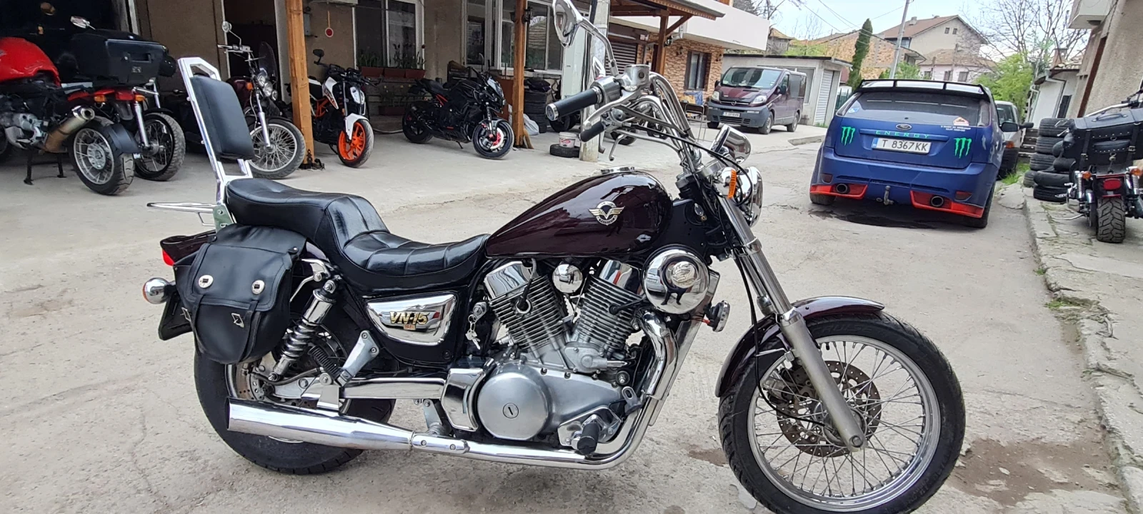 Kawasaki Vulcan Кавзаки VN1500 внос от Швейцария Платено Мито  - изображение 5