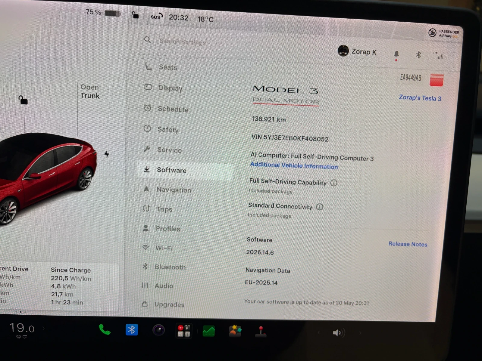 Tesla Model 3 Performance , снимка 12 - Автомобили и джипове - 55073975