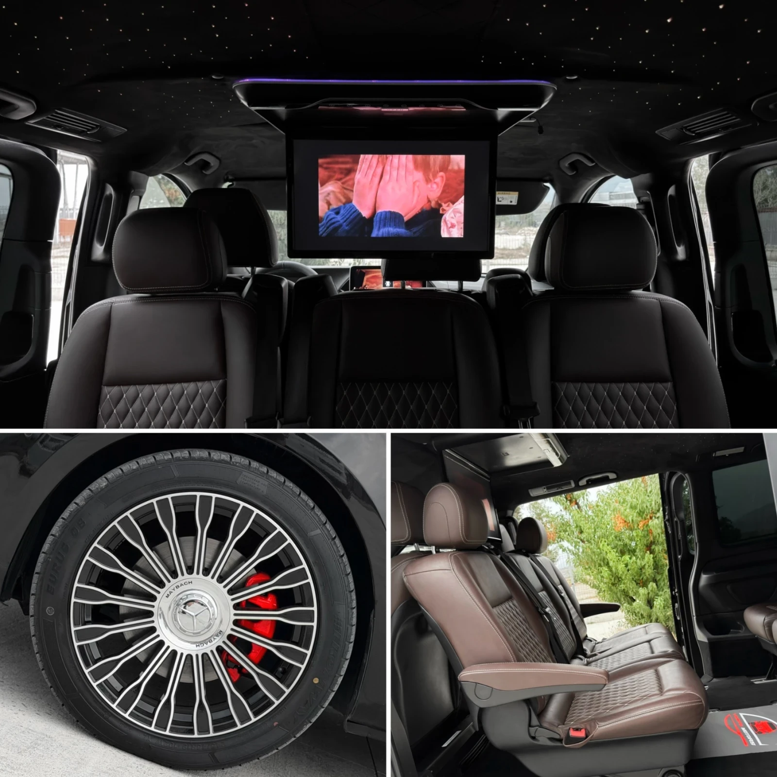 Mercedes-Benz V 300 Vito 119/ MAYBACH/ EXTRA LONG/ BUSINESS CLASS/ TV/, снимка 9 - Автомобили и джипове - 56234238