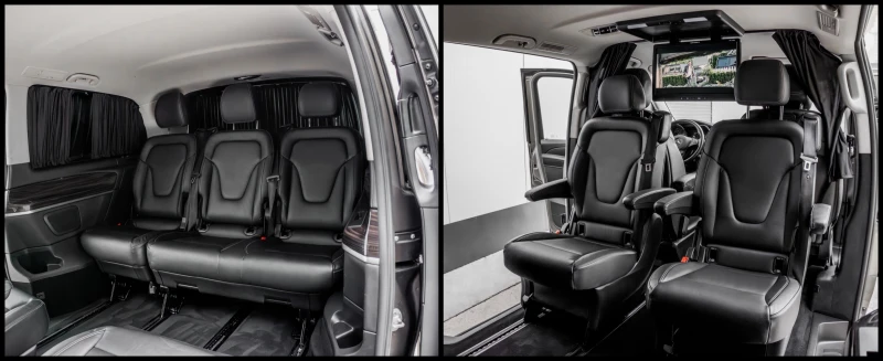 Mercedes-Benz V 250 d* 4MATIC* AMG* BUSINESS LUXURY* LONG* TV, снимка 12 - Бусове и автобуси - 52251889