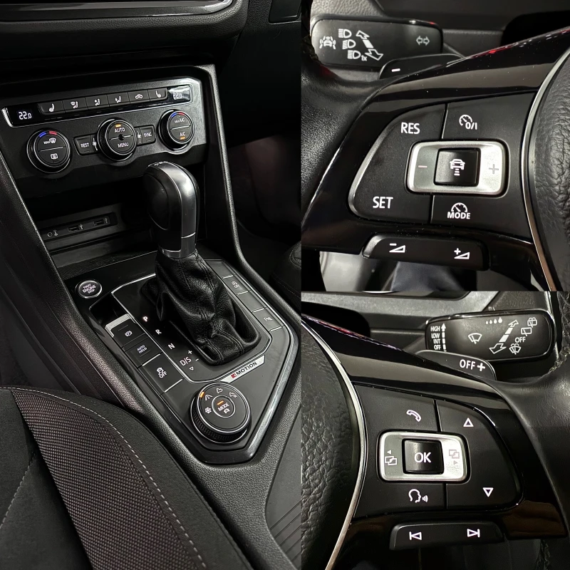 VW Tiguan TDI/190kc/4x4/LED/DISTRONIC/KEY-LESS/AMBIENT LIGHT, снимка 10 - Автомобили и джипове - 49621555