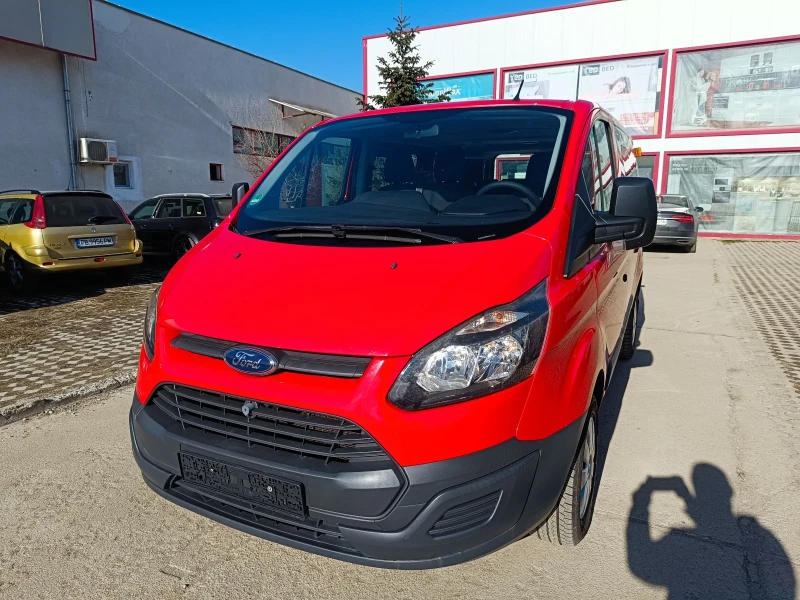 Ford Transit Custom 2.2tdci 9места КЛИМА, снимка 2 - Бусове и автобуси - 48598899