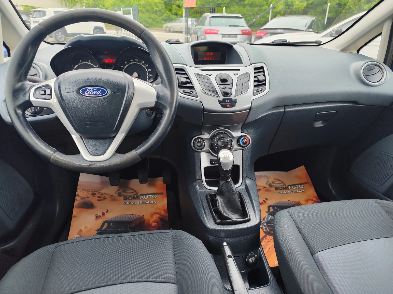 Ford Fiesta 1.2i* EURO5A* KLIMA* 5 ВРАТИ* , снимка 8 - Автомобили и джипове - 54638675