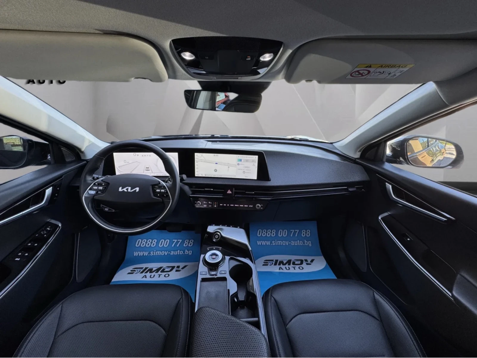 Kia EV6 77.4KWH ТЕРМО-ПОМПА ДИСТРОНИК ОБДУХВАНЕ MERIDIAN, снимка 11 - Автомобили и джипове - 55178399