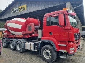 Man Tgs 6х4, Векселсистема, Гондола и Бетонмиксер, , снимка 1
