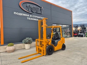 Мотокар Mitsubishi ИЗРАВНИТЕЛ / 4 метра ПОВДИГАНЕ / ГАЗ+ БЕНЗИН !!!, снимка 1