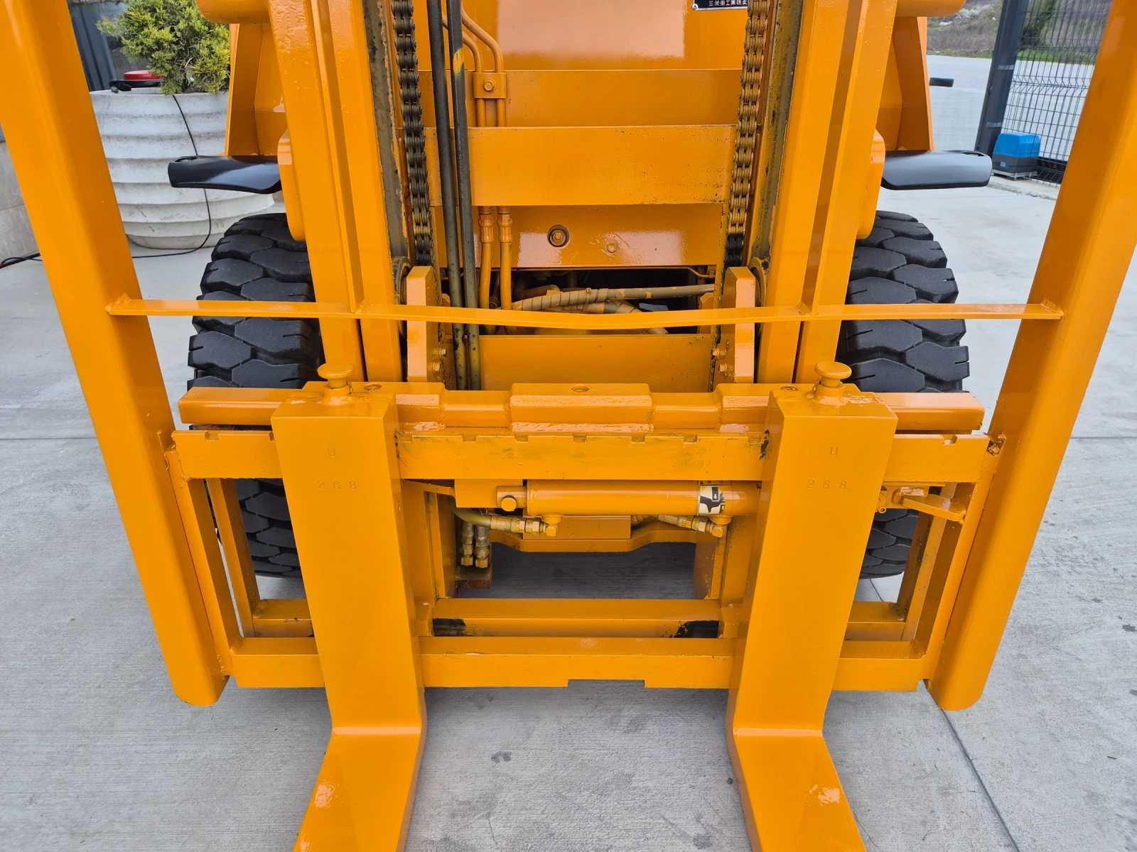 Мотокар Mitsubishi ИЗРАВНИТЕЛ / 4 метра ПОВДИГАНЕ / ГАЗ+ БЕНЗИН !!!, снимка 9 - Индустриална техника - 54058909