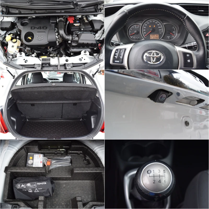 Toyota Yaris 1.4 d4d* Euro6B* 90 kc* , снимка 15 - Автомобили и джипове - 52889673