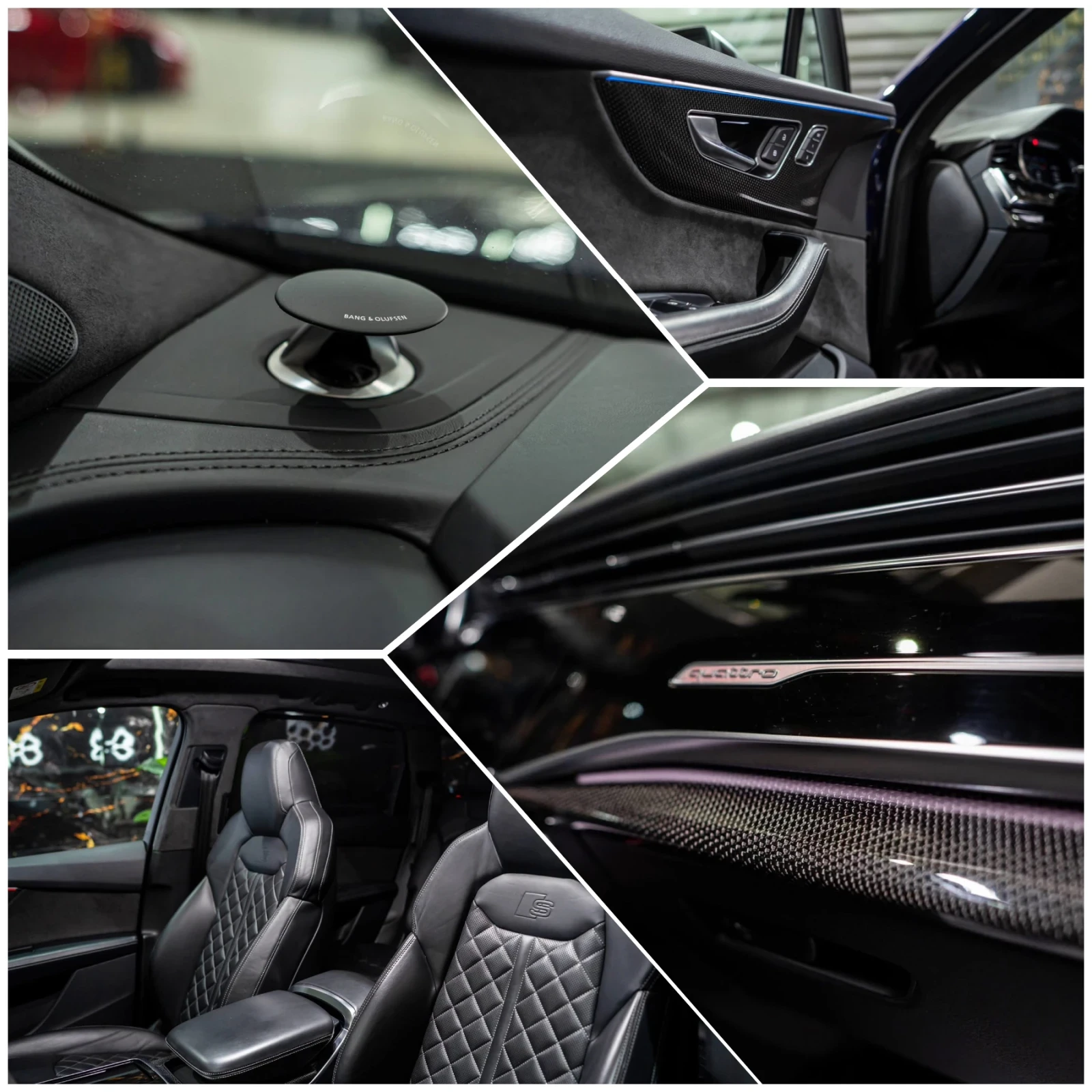 Audi SQ7 QUATTRO MATRIX CARBON ПАНО B&O ЛИЗИНГ 100%, снимка 16 - Автомобили и джипове - 54109642