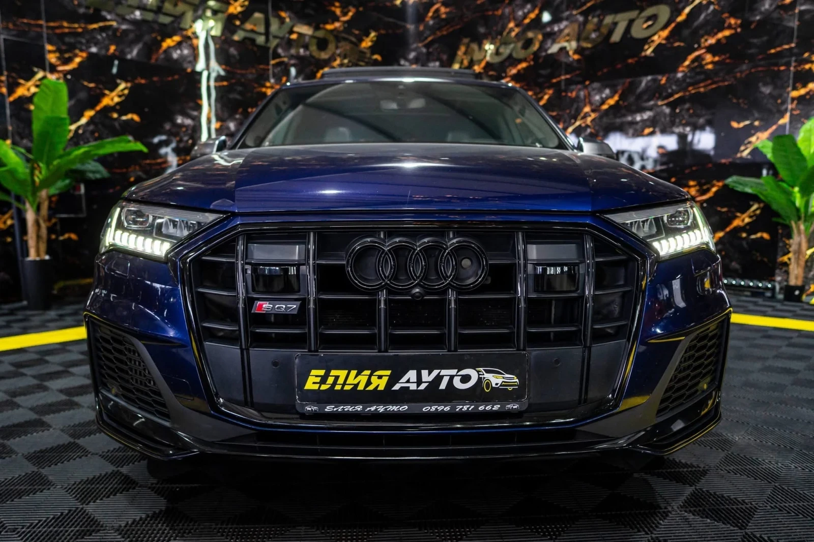 Audi SQ7 QUATTRO MATRIX CARBON ПАНО B&O ЛИЗИНГ 100%, снимка 3 - Автомобили и джипове - 54109642