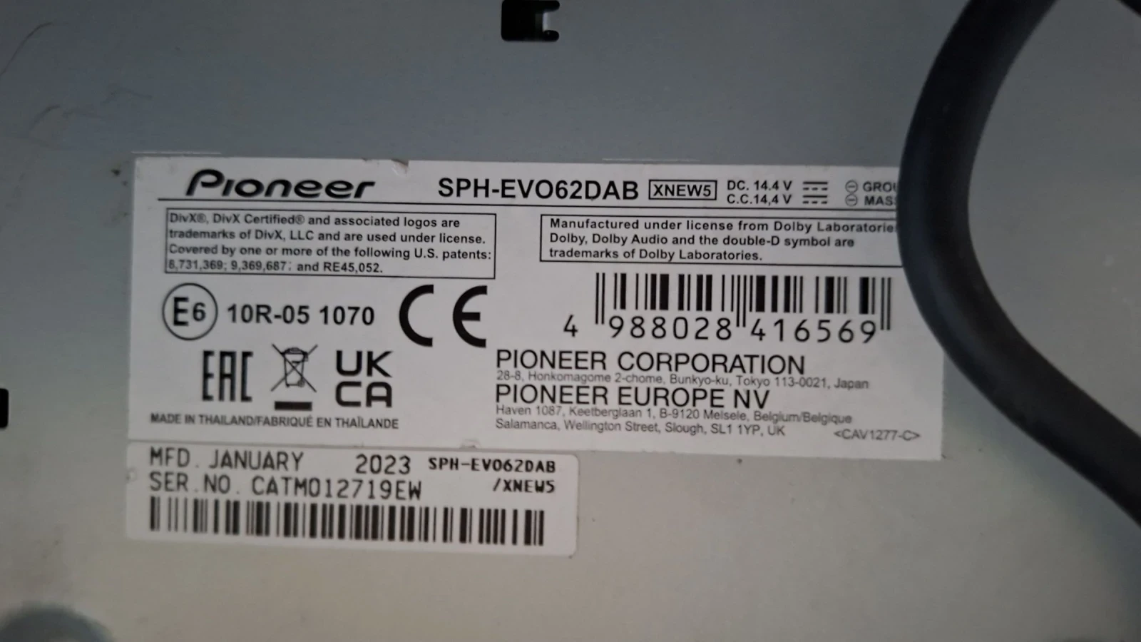 PIONEER SPH-EVO62DAB APPLE-ANDROID CARPLEY | Mobile.bg   9