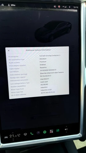 Tesla Model S 90D Facelift MCU2 HW3, снимка 10