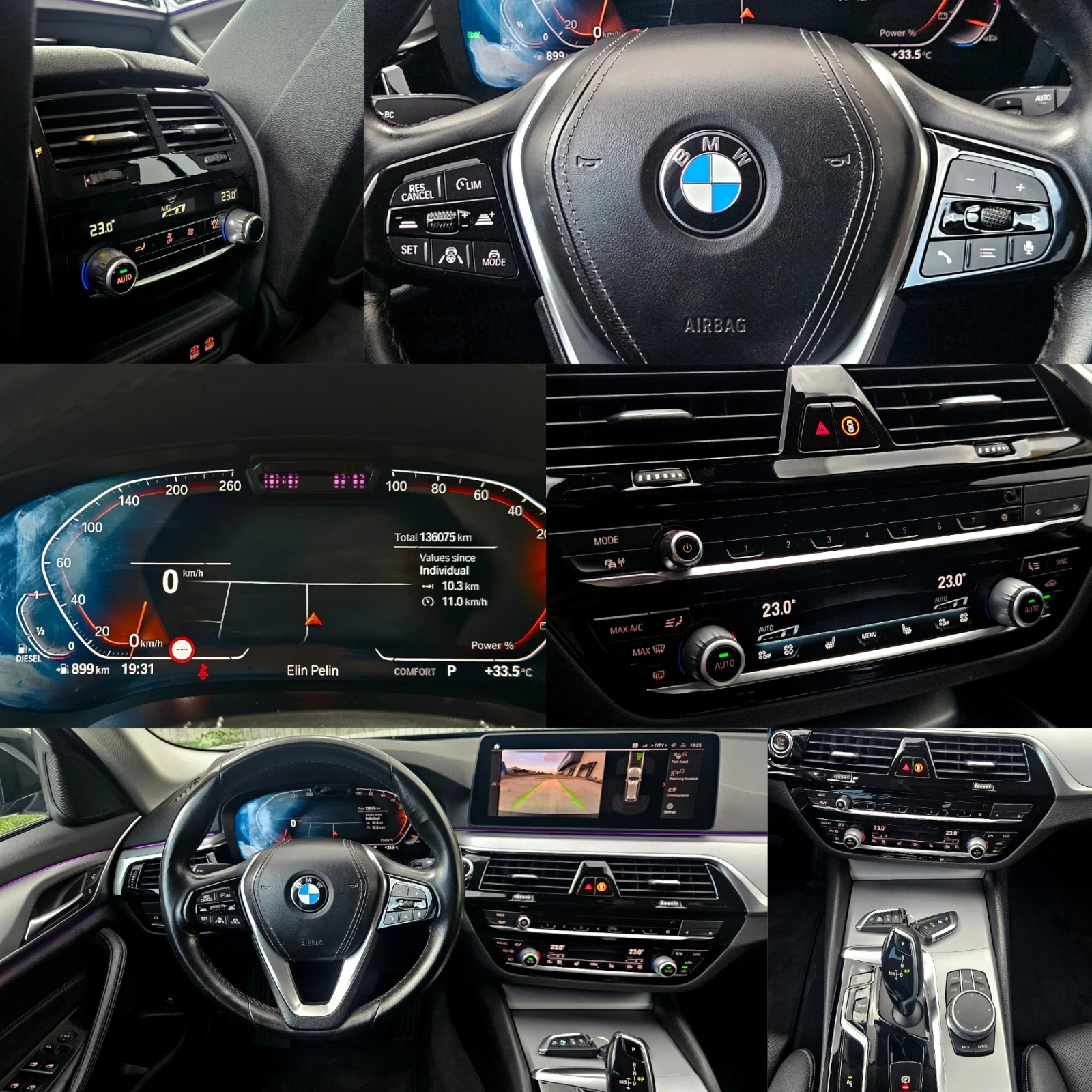 BMW 520 190kc, AmbientLight, Distronic, Laser Head up  | Mobile.bg   15